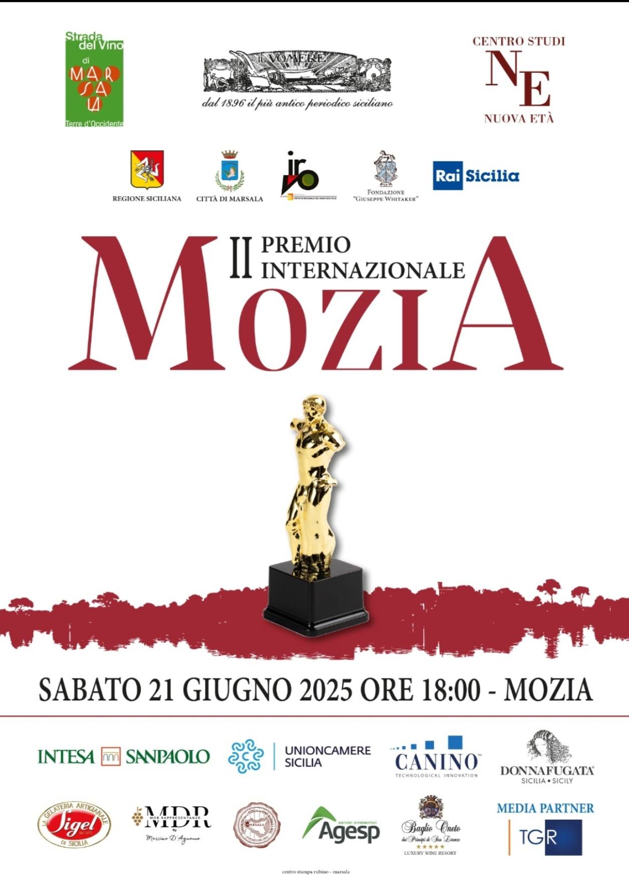 Seconda edizione del premio Internazionale Mozia
